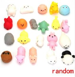 squishy pack Canada - 10pcs pack Squeeze Toys Silicone Fidget Antistress Mini Mochi Slow Rising Squishy Pinch Animal Toys Animal Styles Random Hot