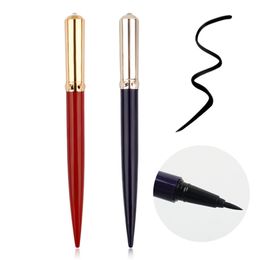 black pencial red eyeliner pencil slim no dizzy dye fast dry great makeup tool without logo accept your private label