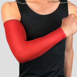 Solid arm sleeve cycling New outdoor sports elite compression arm sleeve for basketball wear 8 colors in stoc