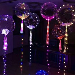 Fast shipping New LED balloon led line string balloon light with colored light Decoration for Fastive Party Christmas Halloween Supplies