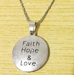 Cheap Faith Hope Love Pendants
