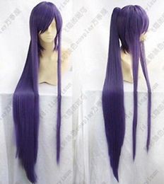 FREE SHIPPING+++ Vocaloid Miku Gakupo Purple Cosplay Wig Clip On Ponytails