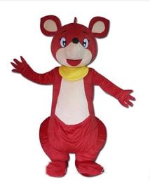 2018 Discount factory sale Kangaroo Mascot Costume Adult size Christmas Halloween party carnival Cartoon Costumes Fast free shipping