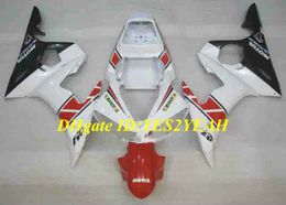 Motorcycle Fairing kit for YAMAHA YZFR6 03 04 05 YZF R6 2003 2004 2005 YZF600 White red black Fairings set+Gifts YN28