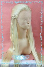 Wig The Hobbit Long Blonde Straight Synthetic Cosplay Hair Heat-Resistant