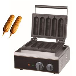 Qihang_top electric corn waffle crisp maker / Food Processing corn dog stick machine/110v 220v waffle stick making