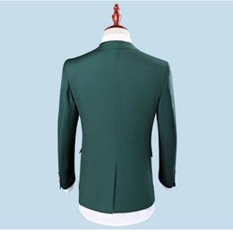 2018 Men Suits Army Green Business Wedding Suits Bridegroom Evening Dress Party Custom Slim Fit Formal Tuxedo Best Man Blazer Prom 3Piece