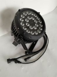 6 pieces high power led par can 6in1 par led waterproof 24*18w rgbwa uv led par stage light uplight