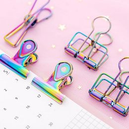 5Pcs Bulldog Letter Clips Stainless Steel Paper File Binder Clip Office Suppl MR