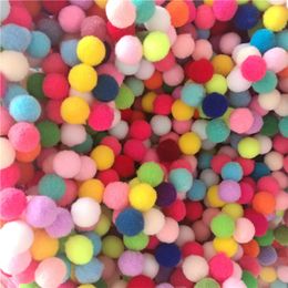 188Ps 15mm Mixed Colour Pompoms Fur Ball Plush Ball Soft Pom Poms Balls for DIY Home Garden Wedding Decoration Sewing Accessories