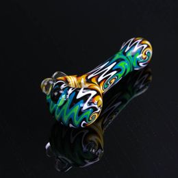 New Product Colourful Tobacco Pipe 13.3cm Glass Pipes Smoking Bubblers For Mix Colours