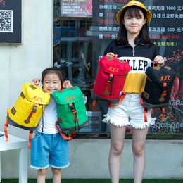 2018 Autumn New Kids Backpack Kindergarten Girls Boys School Bags Korean Fashion All-matching Shoulders Bags Children Leisure Travel Bags