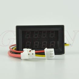 Freeshipping Dual display 500V 10a DC Voltmeter Ammeter Digital LED volt amp Voltage Current tester Meter 12v 24v car Built-in shunt 12v 24