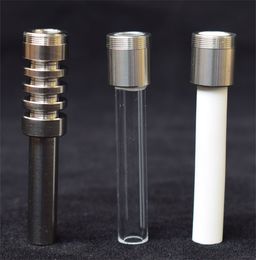 Thread Titanium Quartz Ceramic Tips Nails for Nectar Collector Micro Nectar Collector V4 Kit Gr2 Titanium