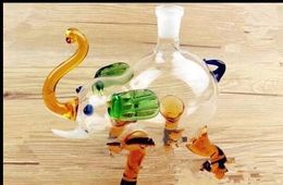 Glass Elephant hookah ,Wholesale Bongs Oil Burner Pipes Water Pipes Glass Pipe Oil Rigs Smoking Free Shipping