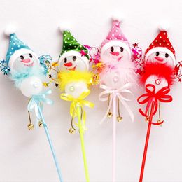 Christmas snowman stick Christmas Colour children stereoluminescence stick party decoration gift props