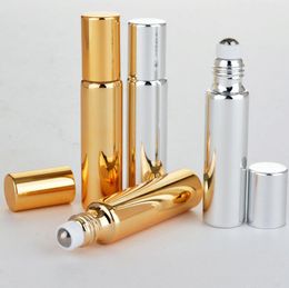 5ml Mini Silver Gold Color empty perfume bottles travel perfume atomizer spray bottle alumite material bottle LX3774