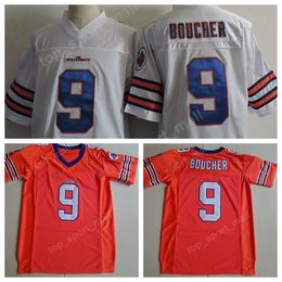 the Waterboy Adam Sandler 9 Bobby Boucher Movie Football Jerseys College All Ed Sport Team Color Orange White Free Shipping