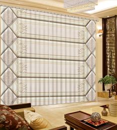 Beach Seashells Luxury 3D Window Curtain For Bedroom Living Room Kitchen Home Textile White Curtains