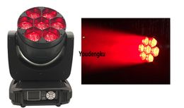 4 piece 7x40w rgbw 4in1 moving head led wash beam light b eye movinghead zoom led moving head mini wash stage party lightings