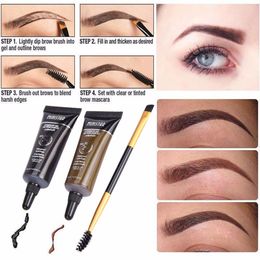 2pc wasserdicht Tint Augenbraue Henna mit Wimperntusche Eyebrows Pinsel Schönheit Werkzeug 2pc wasserdicht Tint Augenbraue Henna mit Wimperntusche Eyebrows Pinsel Schönheit Werkzeug