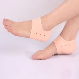 Moisturising Gel Heel Protect Socks Plantar Fasciitis Inserts Heel Protectors - Silicone Gel Heel Cups for Bone Spur Relief
