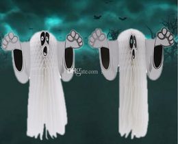 Home & Garden Halloween Party Decorations Hangning Ghost For Home Wall Ornaments Halloween Decoration Honeycomb Ball Horror Props XB1