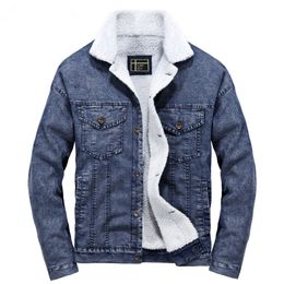 ~ Mäntel 40OFF Warmen Männlich marke M Neue Größe Jeans Jeansjacken Herren Winter Männer Outwear Plus Jacken 98 Verdicken Denimmantel Retro US45 OPiuTkwXZ