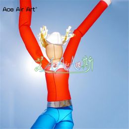 Attactive designed Inflatable 2 legs air dancer cowboy air cowgirl advertising dancers Needs 2 air blower infalte for USA