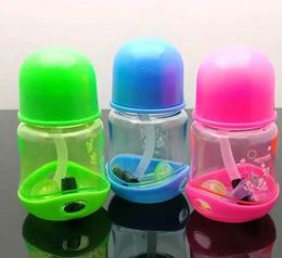 2022 new Coloured plastic bottle pot Bongs Oil Burner Pipes Water Pipes Glass Pipe Oil Rigs Smoking