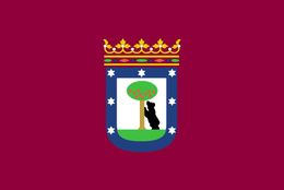 Spain Flag Bandera de Madrid capital City 3ft x 5ft Polyester Banner Flying 150* 90cm Custom flag outdoor