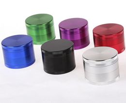 Aluminum Alloy CNC 6.3 Cm 63MM 4 Layer Plate Multicolor Tobacco Grinder