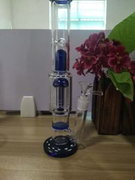 26.5cm tall 14mm joint glass pipe glass bongs and glass pipes water pipe. green/blue