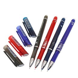 Fancy Erasable Gel Pen and Refills Red Blue Ink Blue Black A Magical Writing Neutral Pen WJ004