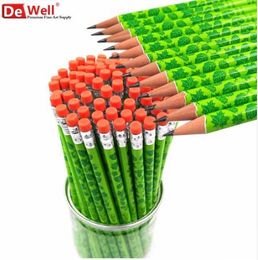 12Pcs/lots Kawaii HB lapiceros School Pencils Writing Wooden learn Pencil for Student Stationary Pencil School Office Supplies