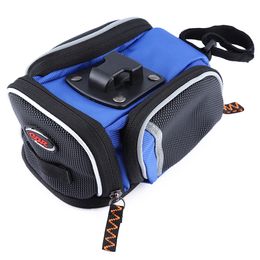 CBR C2 Cycling Bike Bicycle Rear Seat Saddle Tail Bag Pouch Adopts 1680D / PVC material, lasting and reliable