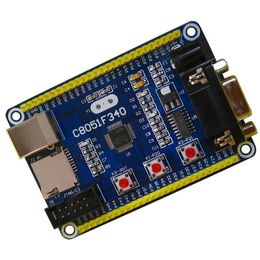 Freeshipping C8051F340 Development Board MicroController C8051F Mini System With USB Cable