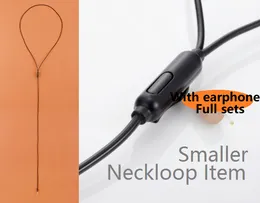 EDIMAGE Hochwertige Mini-Loopset-Halsbänder und 2x Akkus funktionieren mit dem eingebauten MIC-Ohrhörer Earbud