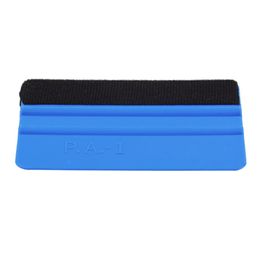 PP Durable Felt Wrapping Scraper Squeegee Tool for Car Window Film Blue Colour