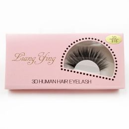 1 Pair 3D False Eyelashes Soft 18 Styles Pink Case Long Thick Cross Natural Makeup Faux Eye Lashes Extension for Woman