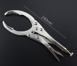 New Adjustable 10 Inch Oil Filter Grid Wrench Plier 50-110mm Opening Range Oil Filter Wrench Remover