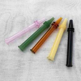 Wholesale Glass Pyrex Oil Burner Pipes Hotsale Glass Pipes Straight Tube Smoking Hand Pipe Simple Style For Tobacco Smoking SW44 DHL Free