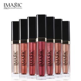 imagic 8 Colors metall Lip Gloss Long Lasting Wear Matte metalic Lips Pencil Waterproof Lipstick Make Up Sex Beauty lipgloss 36pcs/lot DHL