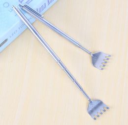 Stainless steel Body Massager Pocket Size Portable Telescopic Extendable Extending Back Scratcher Pen Clip comfortable