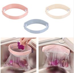 Hot Sale Creative Power Suction Cup Garbage Bag Kitchen Clip Garbage Storage Rack kitchen accessories Organiser Dropshipping