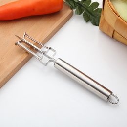 Three-in-one planer fruit peeling knife multi-function stainless steel peeler melon planer factory wholesale Tools