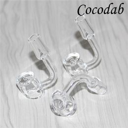 super 4mm Thick wall high quality domeless quartz bangers quartz club banger nail 14mm 18mm joint thick 90 Degrees Male female banger nail