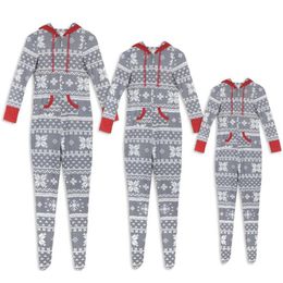 Christmas Mother and Daughter Clothes Family Matching Clothing Pyjamas Dress Boys girls Romper women dress ladies men Home clothes QZZW095