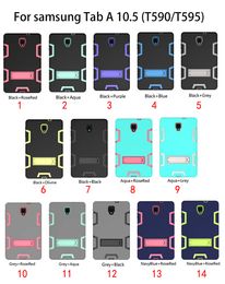 For SAMSUNG Galaxy tab A 10.5 SM-T590 T590 t595 S4 SM-T830 T830 t835 T387 t387 Military Extreme Heavy Duty Shockproof CASE Kickstand 2018