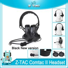 Z-TAC C2 Aviation headphone zComtac II Tactical Headsets Noise Canceling Earphone Airsoft Hunting Microphone Headphone Softair Paintball CS